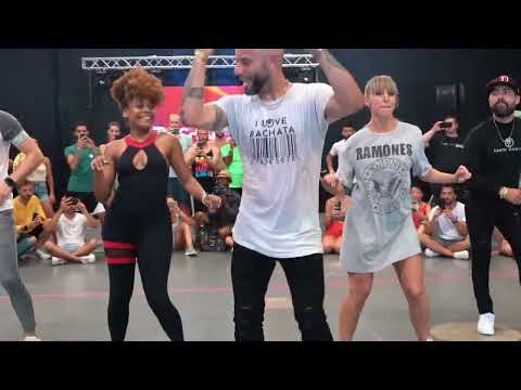 BEBERE Bachata Footwork Class - [Grupo Extra x Ataca x Alba x El Tiguere x Bianca x Maycheal