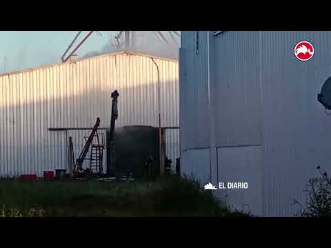 Incendio en el Parque Industrial de General Pico