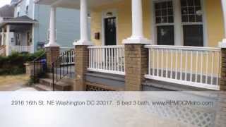 preview picture of video '2916 16th St. NE Washington DC 20017 Real Property Management DC Metro'