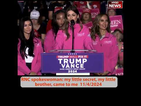 RNC spokeswoman (Born 1995, model & author): My parents came here from former Soviet Union with $90