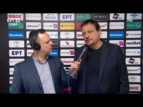 Καρδίτσα ΙΑΠΩΝΙΚΗ - Παναθηναϊκός AKTOR | Οι δηλώσεις του Εργκίν Αταμάν μετά το τέλος του αγώνα