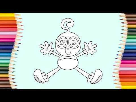 Baby Long Legs Coloring Pages / Poppy Playtime coloring / Alan Walker - Fade [NCS Release]