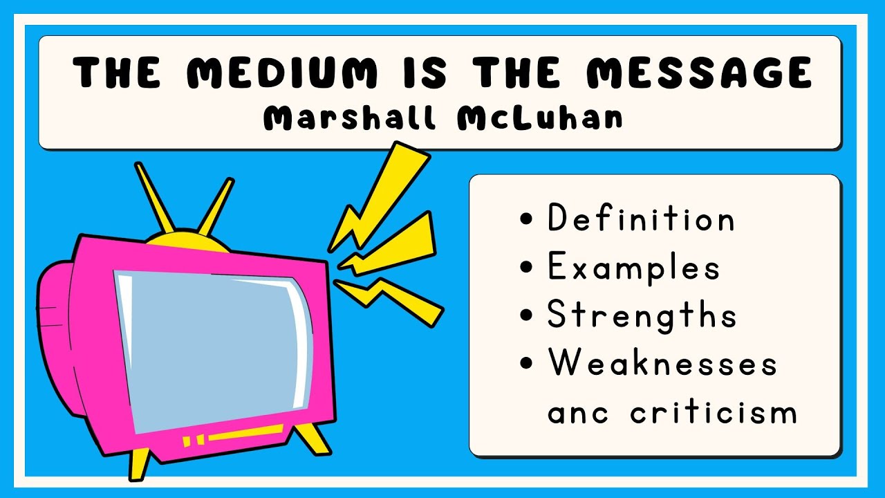 The Medium is the Message - Meaning (Marshall McLuhan)