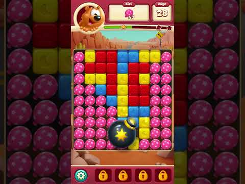 Toon Blast Level 1 no booster [Gameplay Walkthrough] optimized for smartphones [Peak]