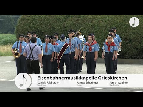 Eisenbahnmusikkapelle Grieskirchen - Bezirksmusikfest Altenhof 2012 | Marschmusik | Blasmusik