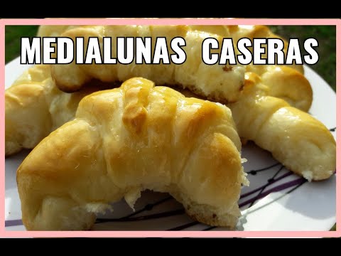 MEDIALUNAS de MANTTECA CASERAS🥐🥐FACILES (Como hacer croissants)