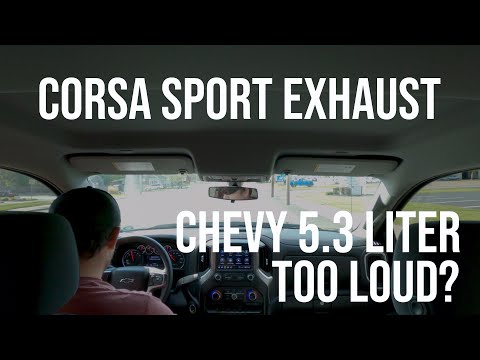 Corsa Sport Exhaust - 2020 Chevy Silverado - In Cab Sound