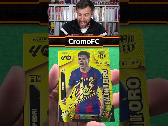 Vídeo relacionado con PEDRI Firmado Nuevo Balón de Oro + 5 Sobres (Normales de actualización) Carta Cromo 2025 2026 La Liga 25 26