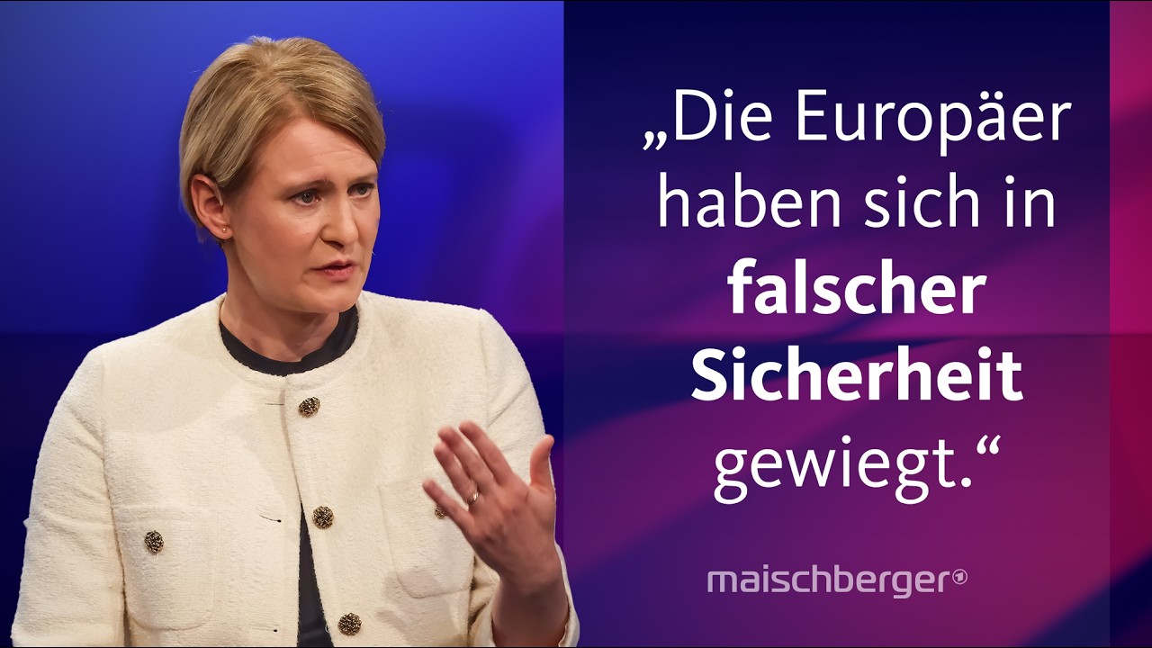 Jana Puglierin: Europa muss „mit vollem Tempo eigenständiger werden“ | maischberger