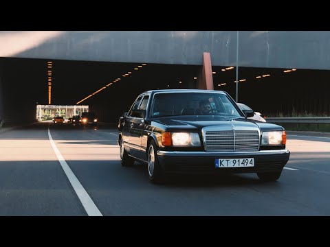 Evening ride - Mercedes Benz S Class w126