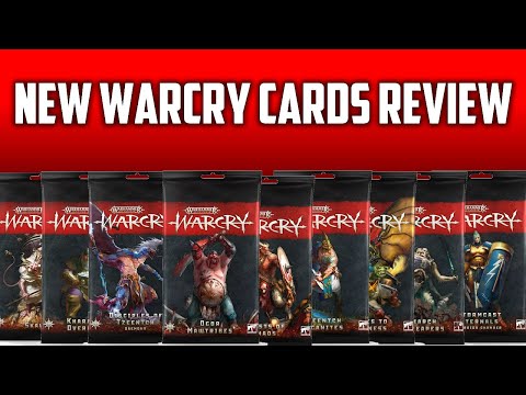 Reviewing the new Warcry Faction Cards! #1