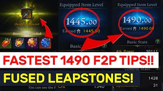 FASTEST & CHEAPEST Methods To 1490 Honing! BEST Fused Leapstone Tips! | Lost Ark