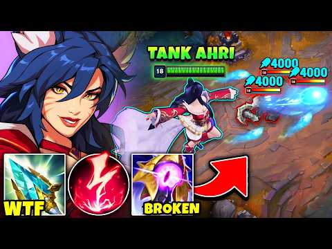THIS NEW TANK AHRI BUILD IS BEYOND BROKEN! (TONS OF DAMAGE, IMPOSSIBLE TO KILL)