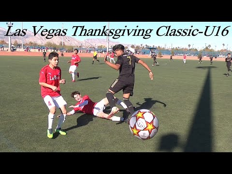 Las Vegas Thanksgiving Classic U16 tournament soccer. Match 1