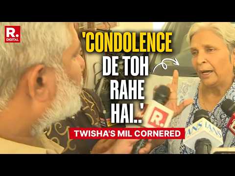 Twisha Sharma's Judge Mother-In-Law Cornered By Republic Reporter | Viral WATCH