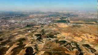 preview picture of video 'Aterizare pe aeroportul Barajas din Madrid / Landing on Barajas Airport'