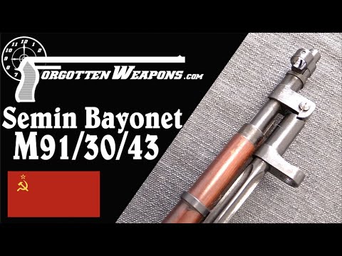 Trials Soviet M91/30/43 Mosin - Semin's Folding Bayonet