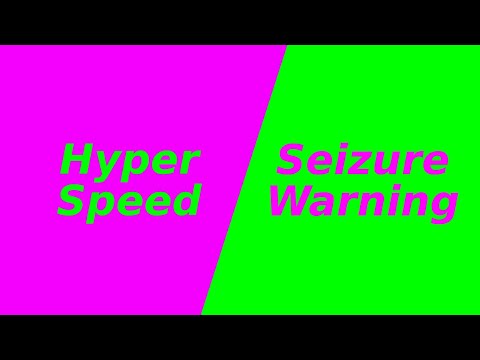 Hyper Speed Flashing Color Changing - Green Pink Screen [10 Minutes SEIZURE WARNING]