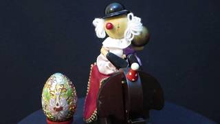 The clown (elephant riding) music box series