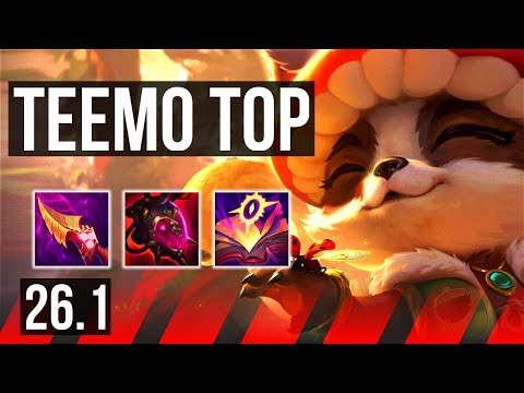 TEEMO vs DARIUS (TOP) | Phase Rush, Good KDA: 6/1/10 | EUW Master | 26.1