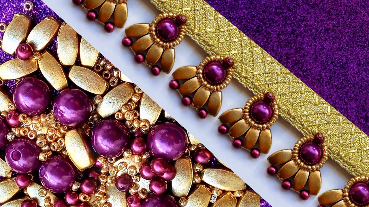 Very special and chamber embroidery training#DIY💜⚘️💜