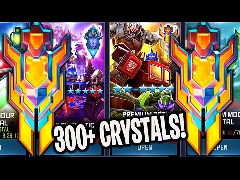 MASSIVE 300+ Premium Bot CRYSTAL OPENING! - Transformers: Forged To Fight