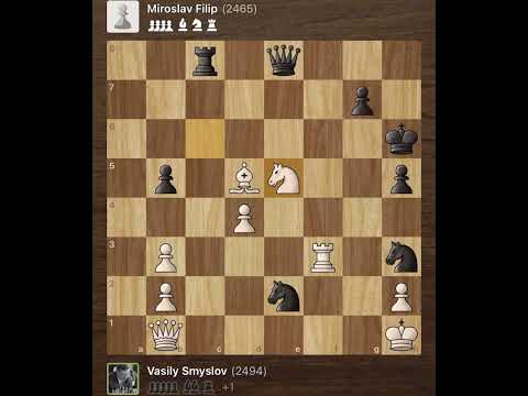 Vasily Smyslov vs Miroslav Filip • Olympiad, Munich - Germany, 1958