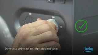 Washing machine stops mid-cycle.  How to solve the potential problems? | by Beko