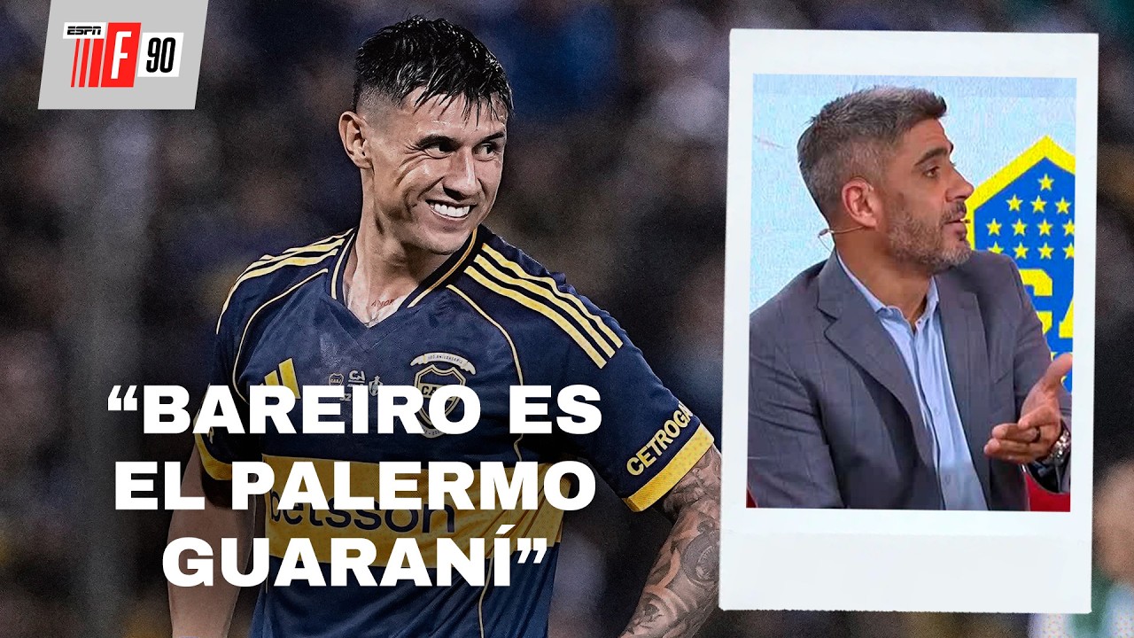 ¿BAREIRO ES EL 9 QUE NECESITABA BOCA? SE ARMÓ EL DEBATE CON EL POLLO VIGNOLO Y SU EQUIPO EN F90