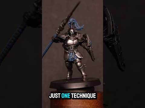 How to paint a worn metal silver for Warhammer miniatures - Beginner friendly Recipe