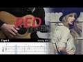 Red - Taylor Swift - Fingerstyle Guitar TAB Chords