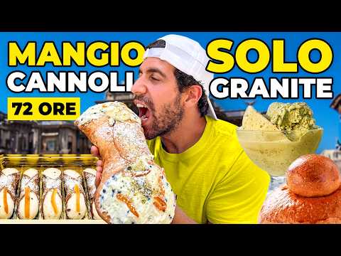 MANGIO SOLO CIBO SICILIANO PER 72H IN SICILIA