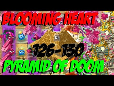 Plants vs Zombies 2 Pyramid of Doom Epic Hack Level 126-130 The Blooming Heart Saga