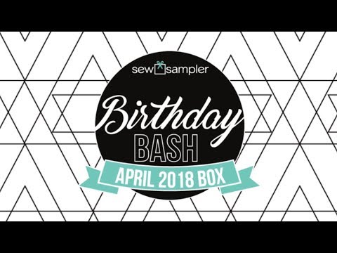 Fat Quarter Shop's "Sew Sampler" Monthly Subscription Quilting Box - April 2018