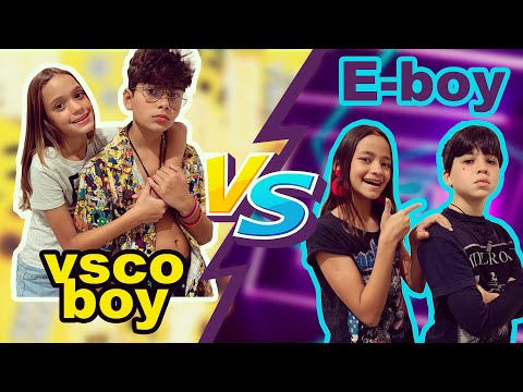 I TRANSFORMED THE CRUSH INTO VSCO BOY VS E-BOY - MILLENA AND MANU MAIA