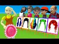 Scary Teacher 3D Vs Squid Game Draw Hair Squid Girl Beautiful Or Error Challenge 5 Times Challenge