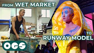 Why I'm Living Two Lives as a Vegetable Seller and Runway Model