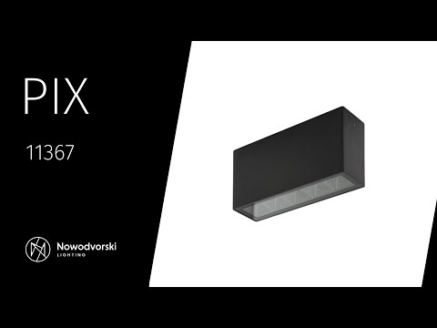 Світильник вуличний Nowodvorski 11367 Pix Led 1x10W 3000K 500Lm IP54 Bk
