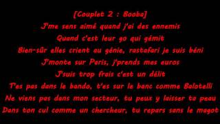 Booba Ft Kalash   Rouge et Bleu Paroles