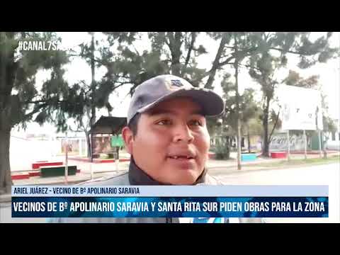 SALTA - Vecinos de Bº Apolinario Saravia y Santa Rita Sur piden obras para la zona #canal7salta