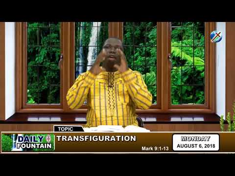 DAILY FOUNTAIN OF AUGUST 6, 2018 - REV'D CANON SMART SIMON