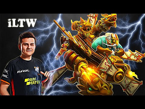 iLTW - Gyrocopter Safelane with Ceb vs Ramzes | Dota 2 7.28a Gameplay
