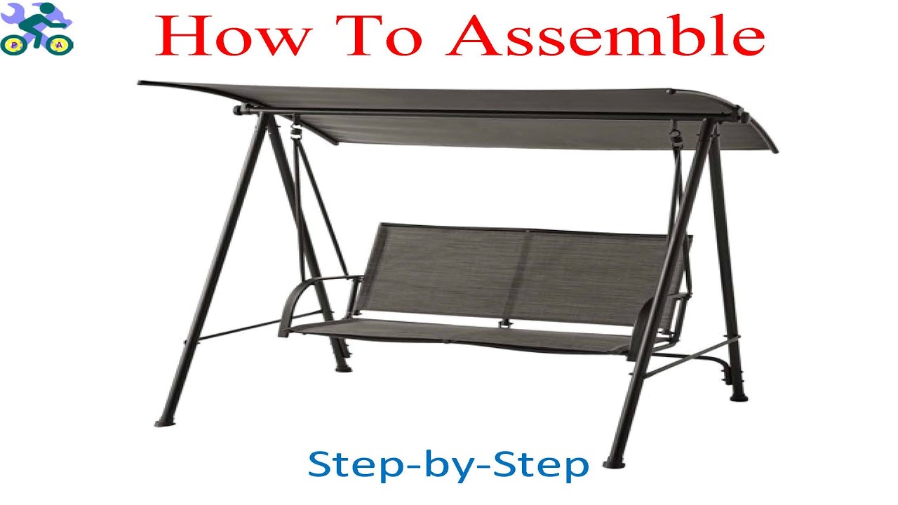 Watch video How to assemble Mainstays 2-Person Sling Swing Now How to assemble Mainstays 2-Person Sling Swing