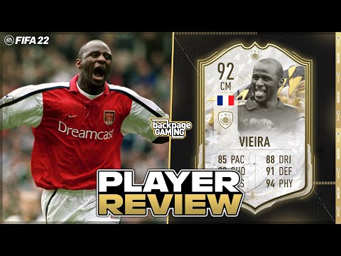 Should You Do The MOMENTS VIEIRA SBC?! 🧱 92 Prime Icon Moments Vieira Player Review! | FIFA 22