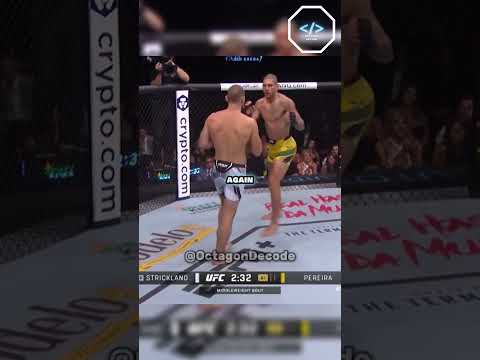 How Pereira Set Up the Strickland KO 🧠