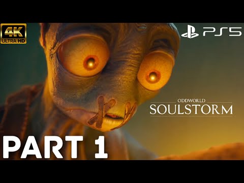ODDWORLD SOULSTORM PS5 Gameplay Walkthrough Part 1 - INTRO [4K 60FPS] (FULL GAME)