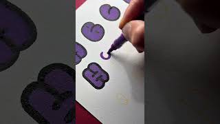 I’m teaching you the easiest bubble letter alphabet - save this for your next drawing ✨ #tutorial