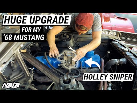 Converting my '68 Mustang to Fuel Injection With a Holley Sniper For Ford Inline 6: Part 4