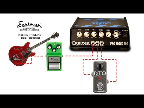 Quilter Pro Block 200 Pedal Demo Tube Screamer TS9