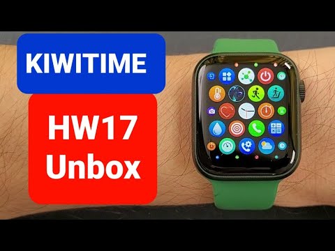 KIWITIME HW17 Smart Watch Unbox-41mm Watch 7 Clone?Beat IWO W26 W27 Pro HW22? Best Copy for female?